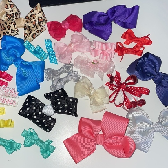 44 count random hair bows - Picture 2 of 3